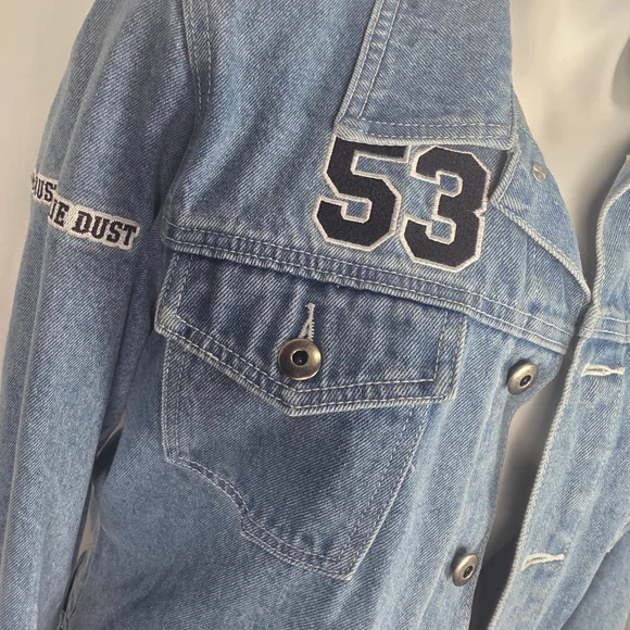 Disney NEVERLAND Collector's Denim Jean Jacket Sz S - Picture 5 of 15